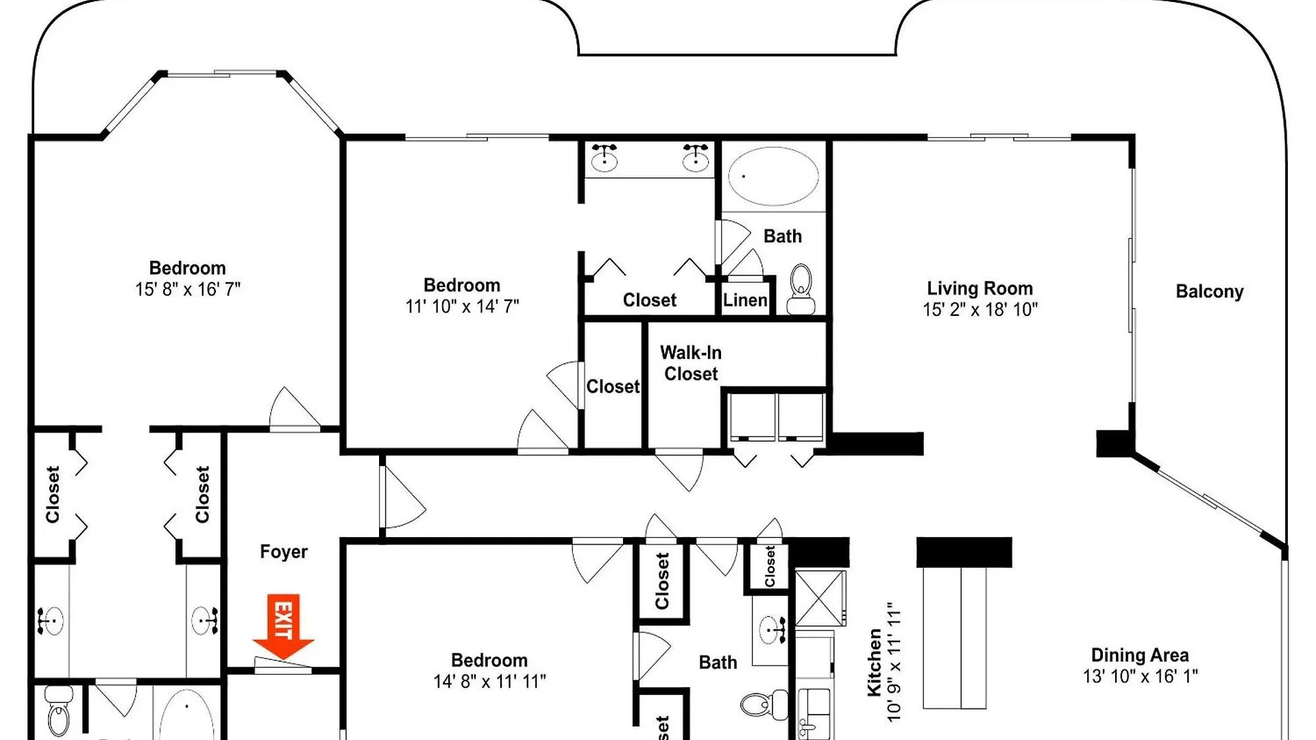 Edgewater Tower 1 Unit 101 Apartment Panama City Beach United States